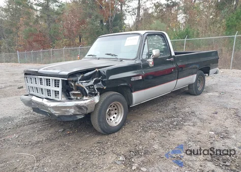 1985 GMC C1500 из США, поврежденный, VIN 2GTDC14H2F1544172